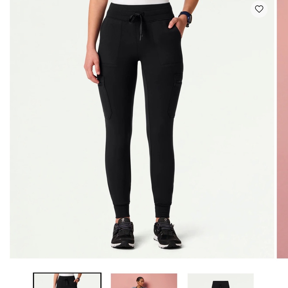 JAANU Black, Navy & Gray Women's Jogger scrub Pants 3 for 30